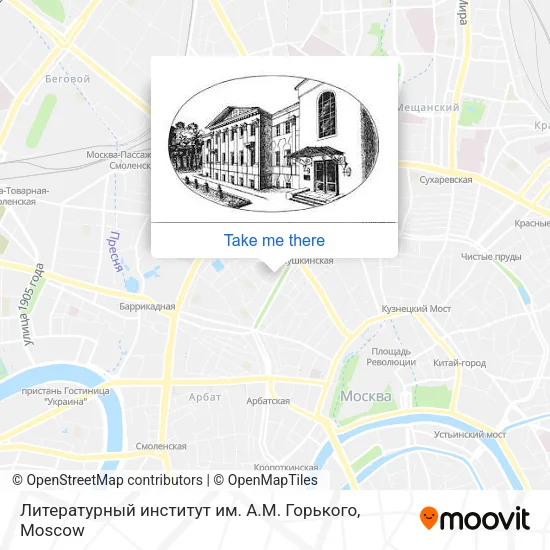 Литературный институт им. А.М. Горького map