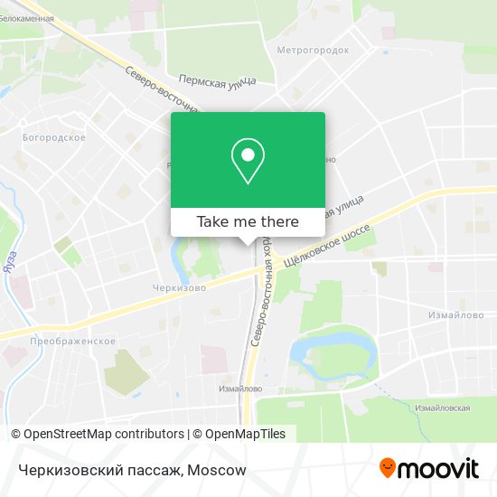Черкизовский пассаж map