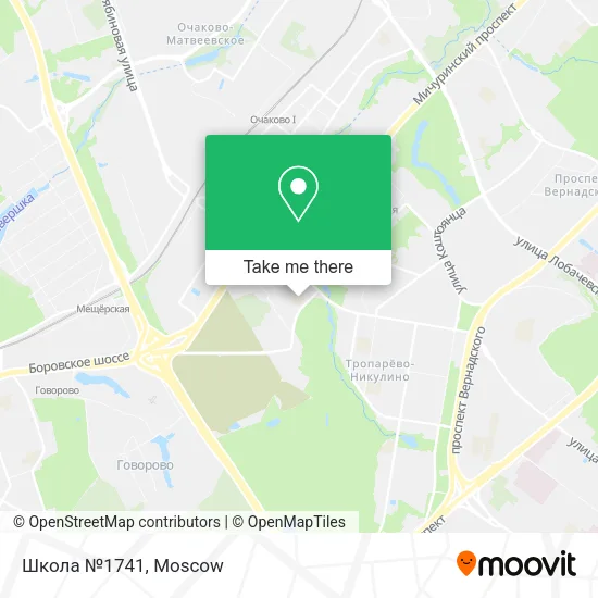 Школа №1741 map