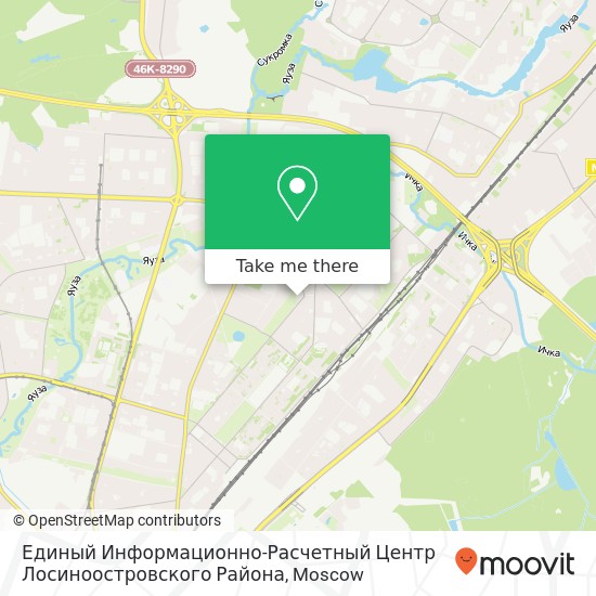Единый Информационно-Расчетный Центр Лосиноостровского Района map