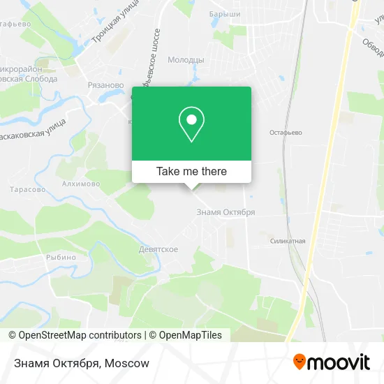 Знамя Октября map
