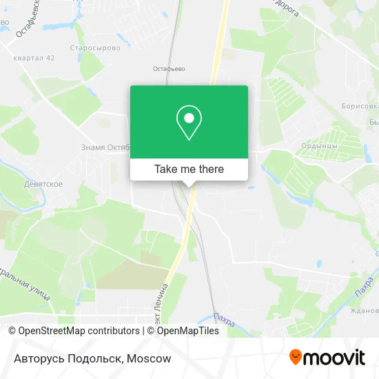 Авторусь Подольск map
