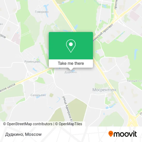 Дудкино map