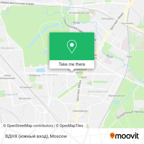 ВДНХ (южный вход) map