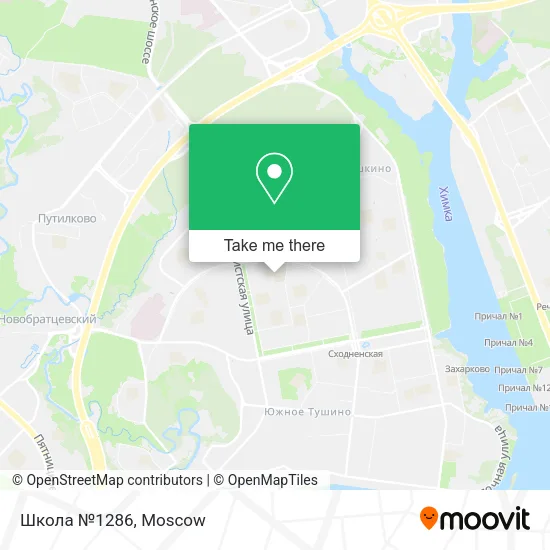 Школа №1286 map
