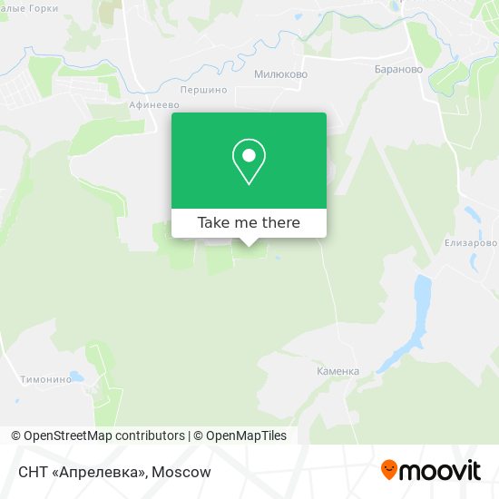 СНТ «Апрелевка» map
