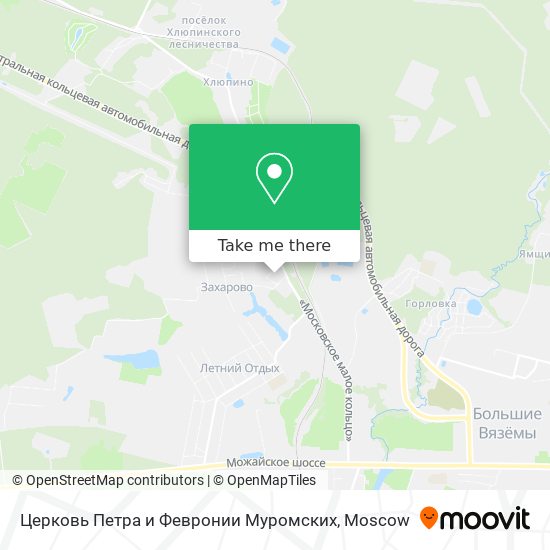 Церковь Петра и Февронии Муромских map