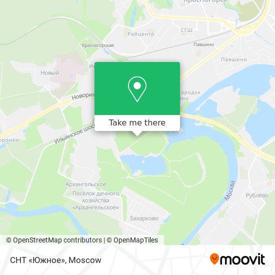 СНТ «Южное» map