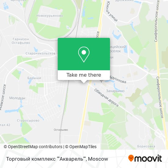 Торговый комплекс ""Акварель"" map