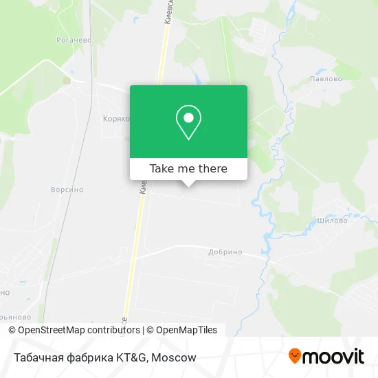 Табачная фабрика KT&G map