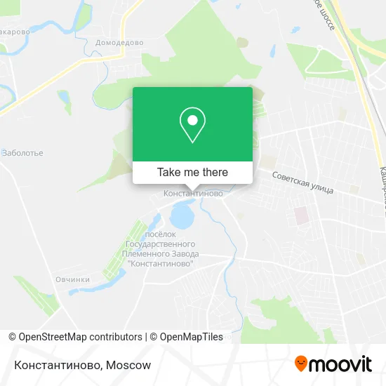 Константиново map
