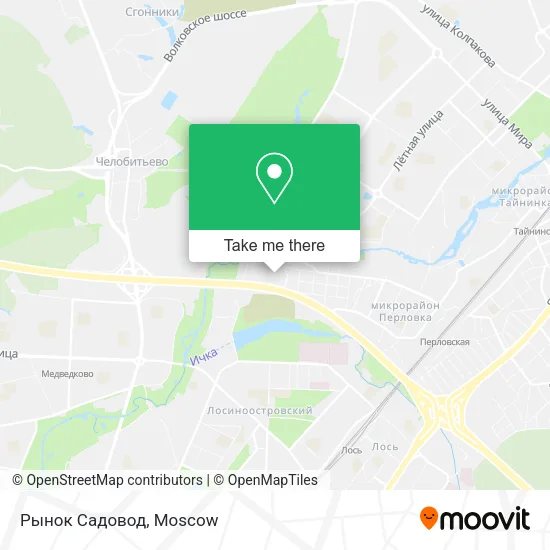 Рынок Садовод map
