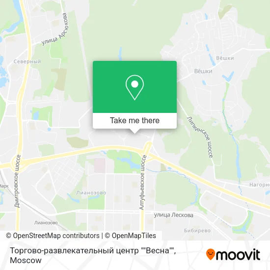 Торгово-развлекательный центр ""Весна"" map