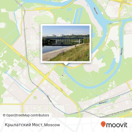 Крылатский Мост map