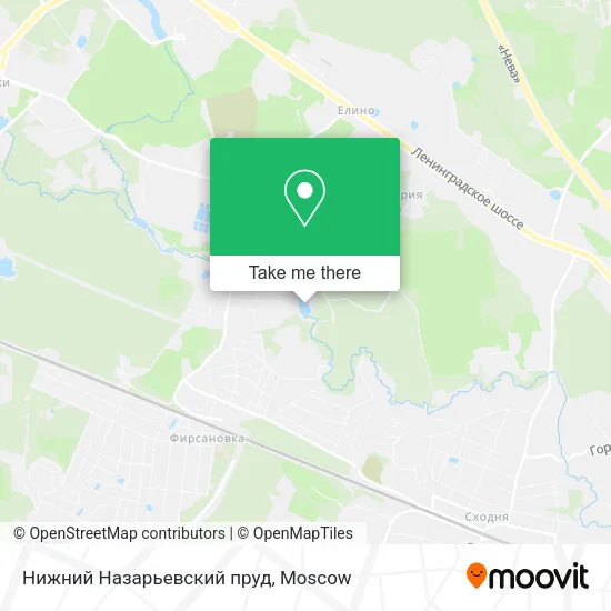 Нижний Назарьевский пруд map