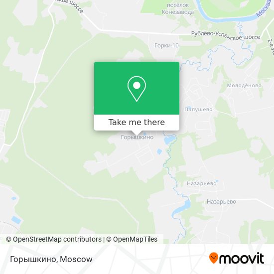 Горышкино map