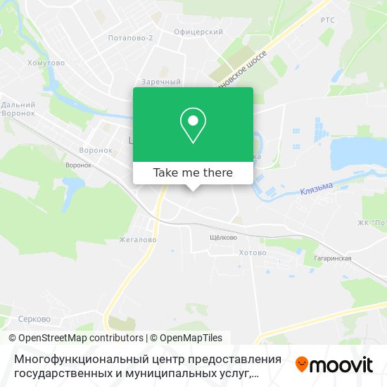Многофункциональный центр предоставления государственных и муниципальных услуг map