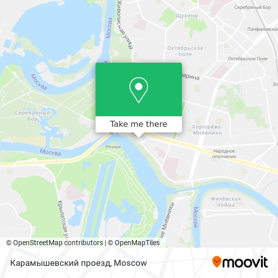 Карамышевский проезд map