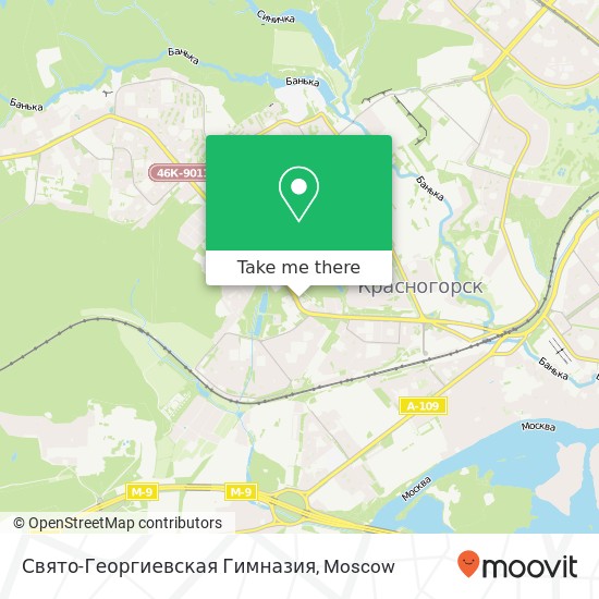 Свято-Георгиевская Гимназия map