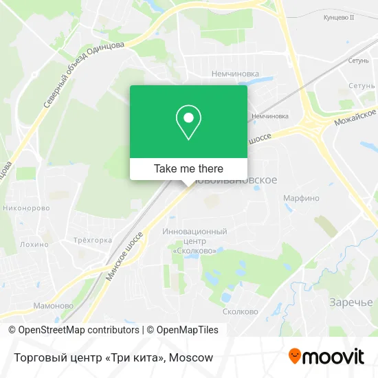 Торговый центр «Три кита» map