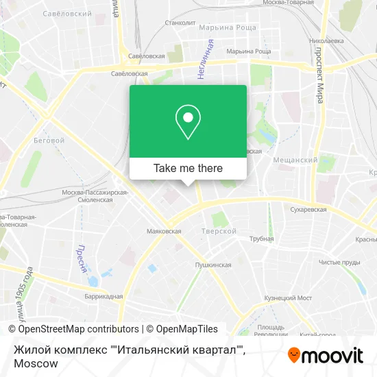 Жилой комплекс ""Итальянский квартал"" map