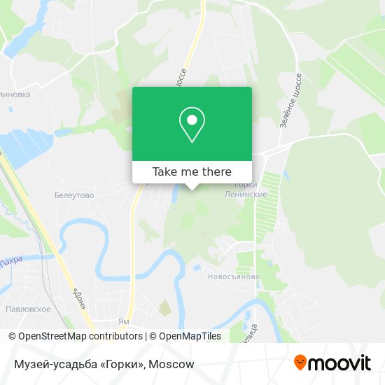 Музей-усадьба «Горки» map