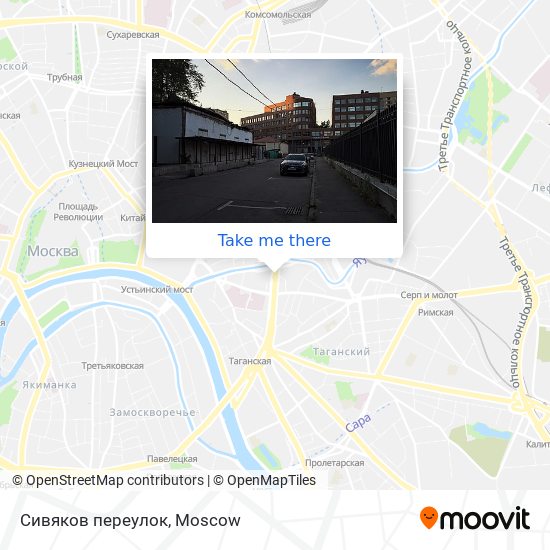 Сивяков переулок map
