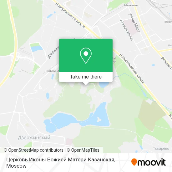 Церковь Иконы Божией Матери Казанская map