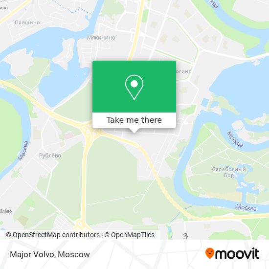 Major Volvo map