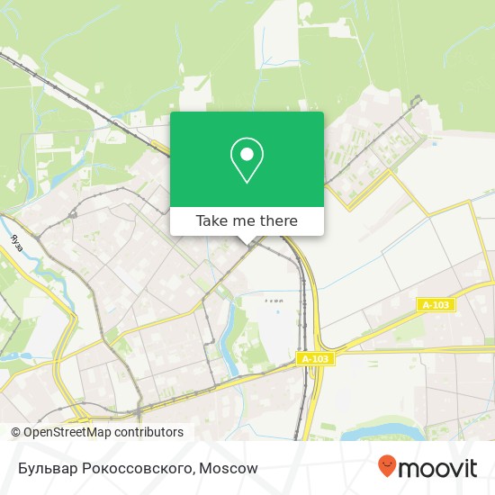 Бульвар Рокоссовского map