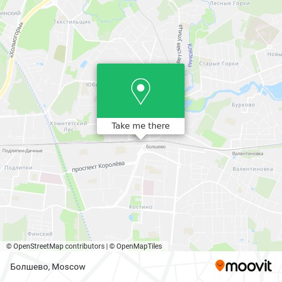 Болшево map