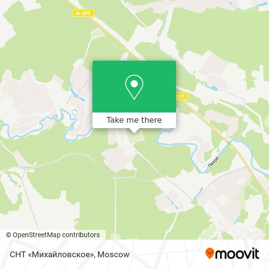 СНТ «Михайловское» map
