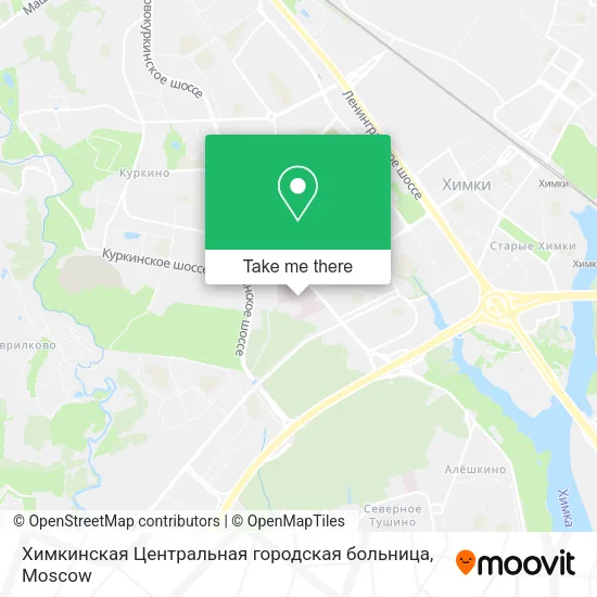 Химкинская Центральная городская больница map