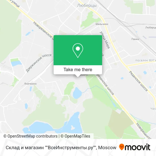 Склад и магазин ""ВсеИнструменты.ру"" map