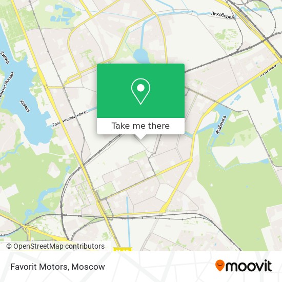 Favorit Motors map