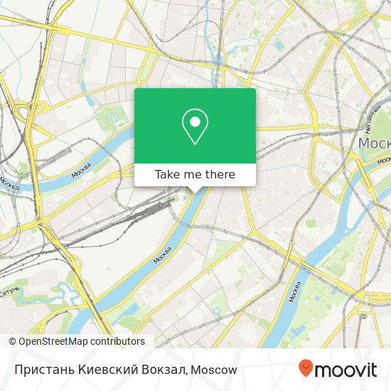 Пристань Киевский Вокзал map