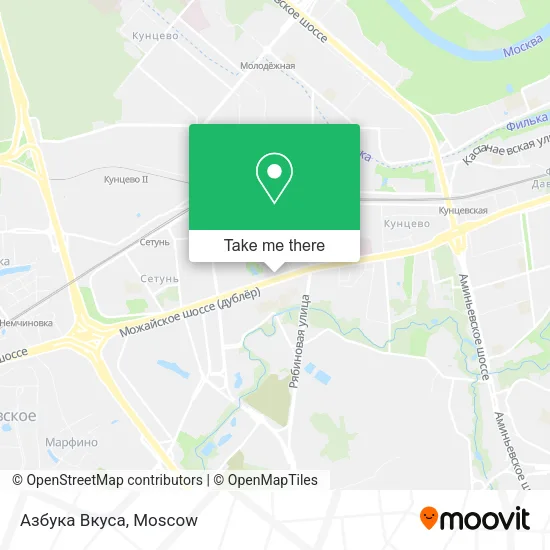 Азбука Вкуса map