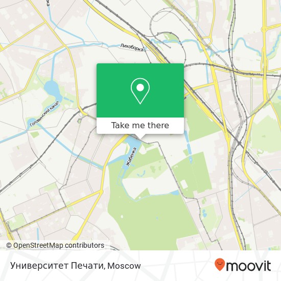 Университет Печати map