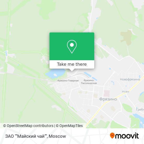 ЗАО ""Майский чай"" map