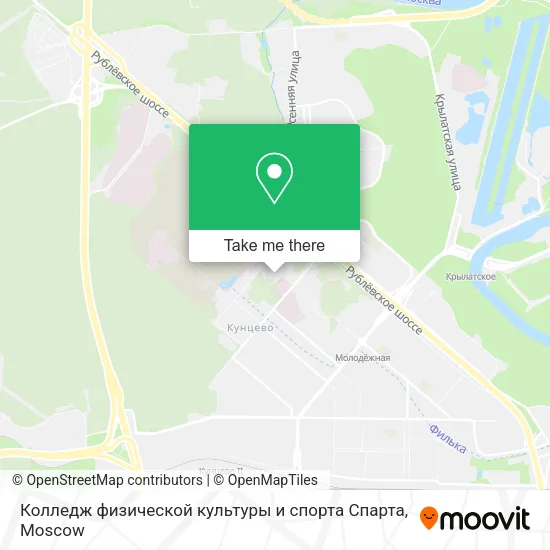 Колледж физической культуры и спорта Спарта map