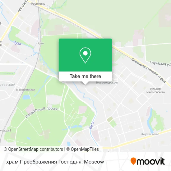 храм Преображения Господня map