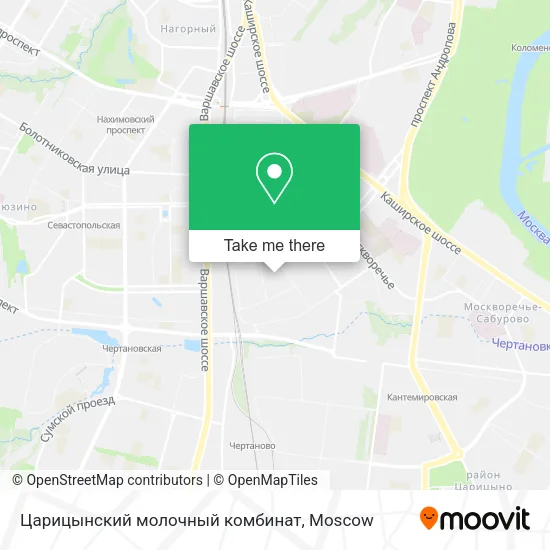 Царицынский молочный комбинат map