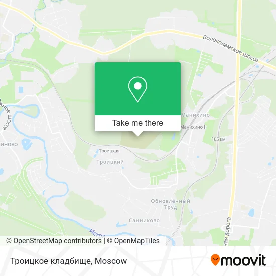 Троицкое кладбище map