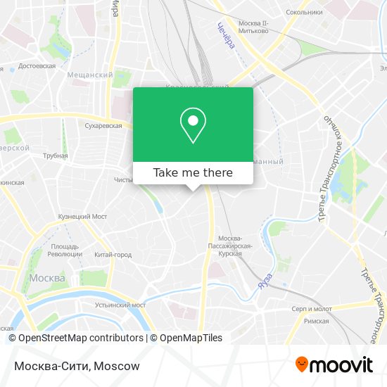 Москва-Сити map