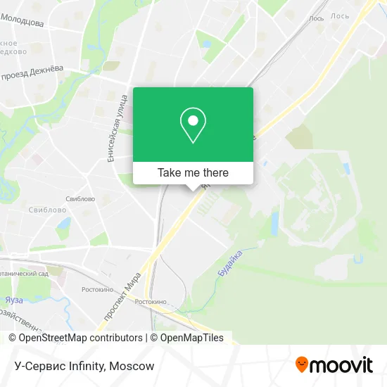 У-Сервис Infinity map