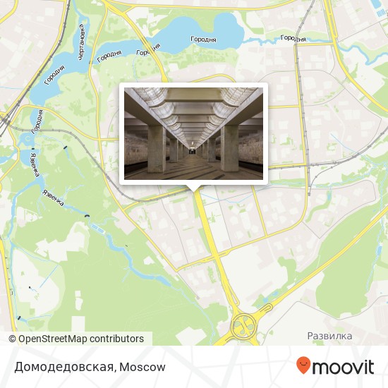 Домодедовская map