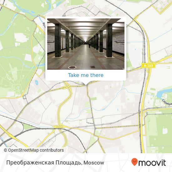 Преображенская Площадь map