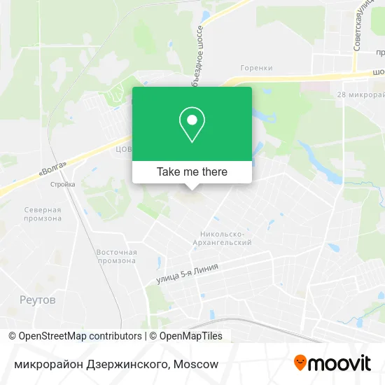микрорайон Дзержинского map