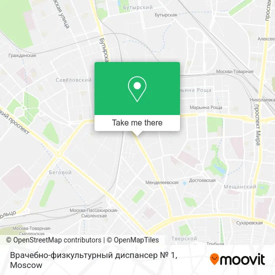 Врачебно-физкультурный диспансер № 1 map
