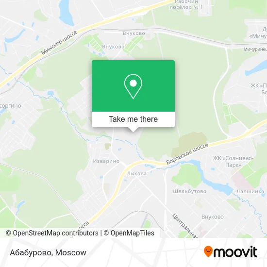 Абабурово map